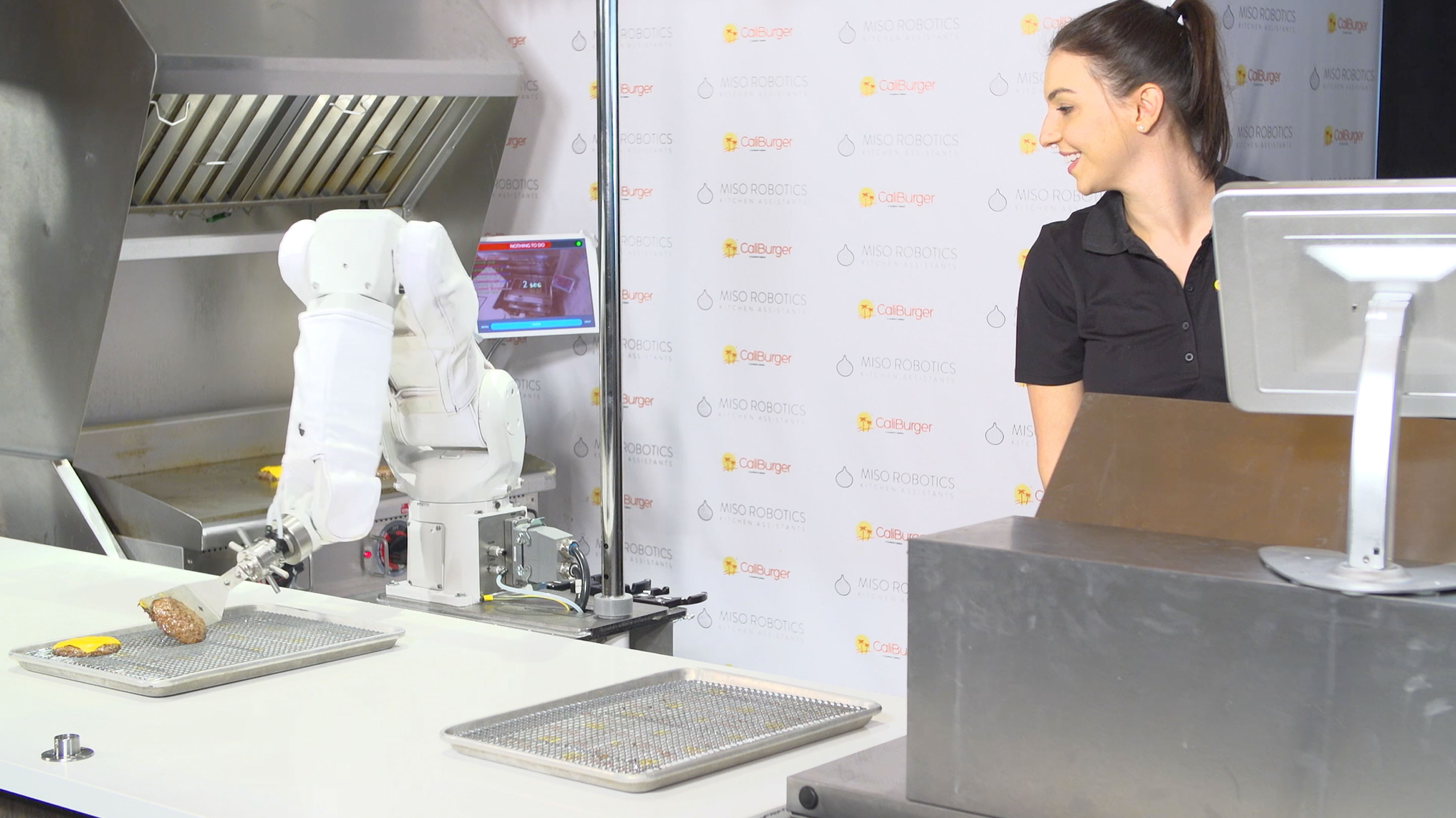 Для сборки робота который готовит блинчики. Робот повар Flippy. Miso Robotics. Робот для готовки. Робот для приготовления бургеров.