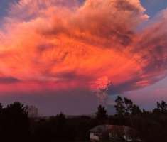 Erupción del volcán Calbuco de Chile  