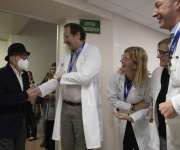 Doctor Ernesto Casis, tiene un nuevo pulmón. EFE