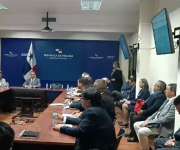 Panorama general del reunión en el Minsa.