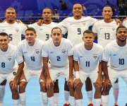 Selección de futsal de Panamá previo a su debut mundialista. Foto: Fepafut