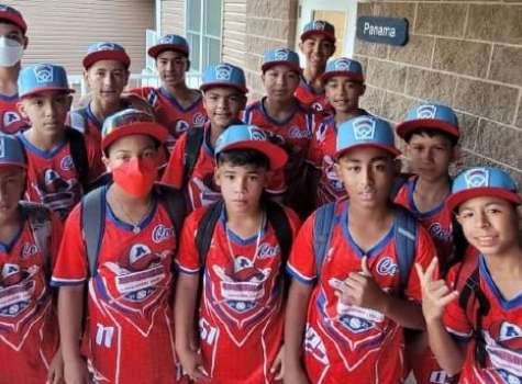 El equipo de Panamá, representado por las Pequeñas Ligas de Aguadulce, en Williamsport. Foto: franquiciaaguadulce