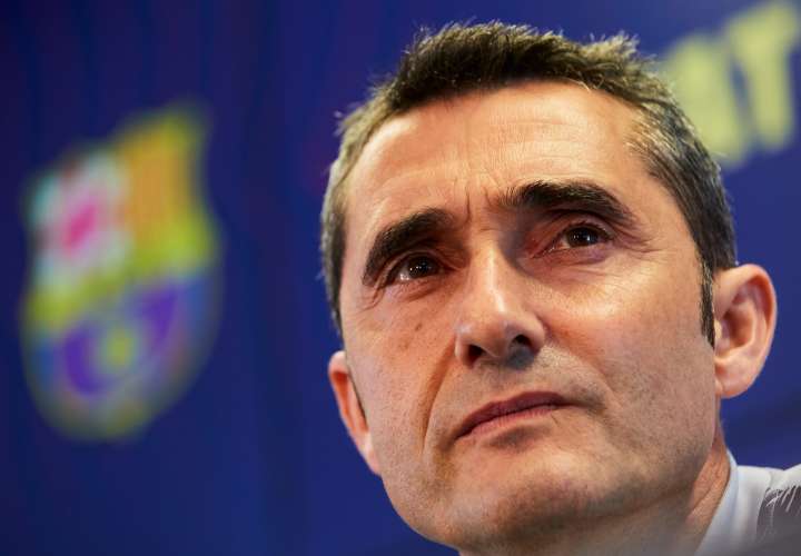 Ernesto Valverde, técnico del FC Barcelona. / EFE