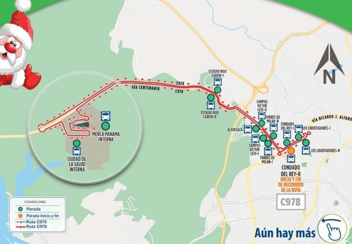 La nueva ruta C978 pasará por Condado del Rey - Ciudad de la Salud - Merca Panamá.