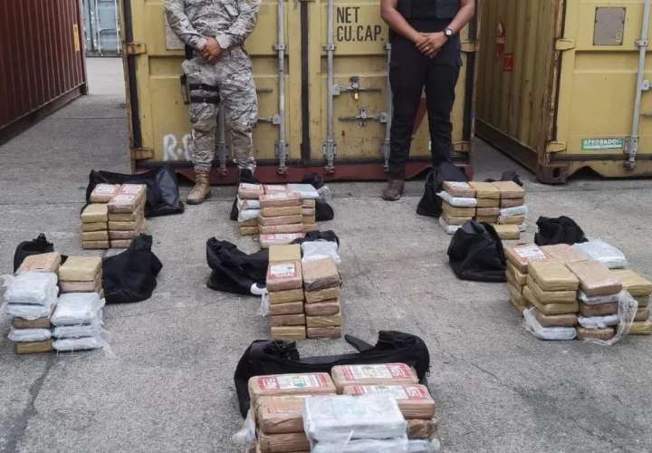 Decomisan droga de narcos que iba a Bélgica en puerto de Colón