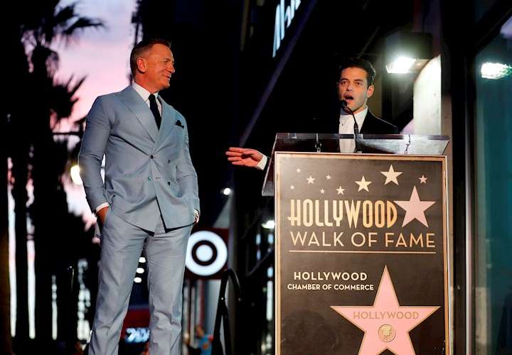  Daniel Craig se despide de James Bond con una estrella en el Paseo de la Fama