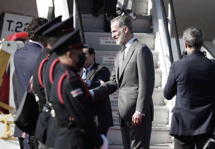 Felipe VI llega a Costa Rica para la investidura de Chaves