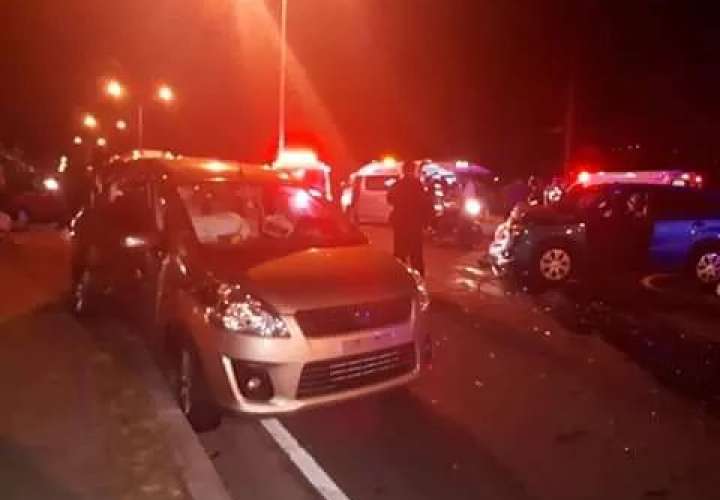 Tanganazo entre autos deja más de una decena de heridos en Boquete