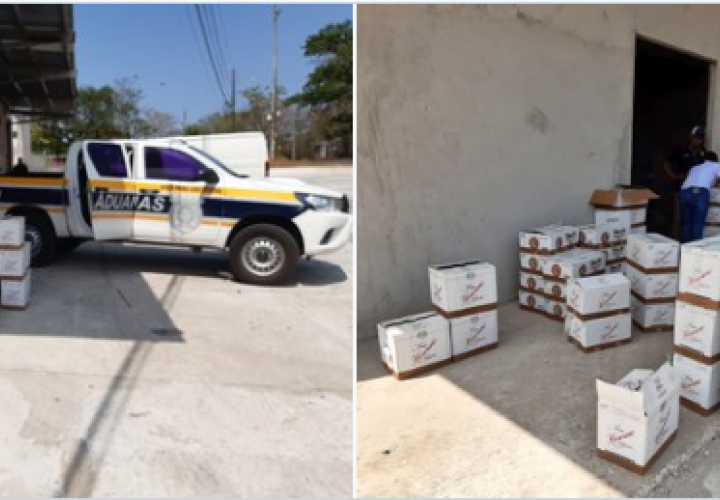 Retienen más de 41 cajas de licor de contrabando en Los Santos