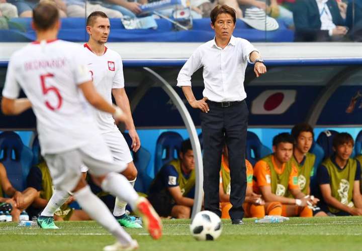 El técnico de la selección japonesa,Akira Nishino. Foto EFE