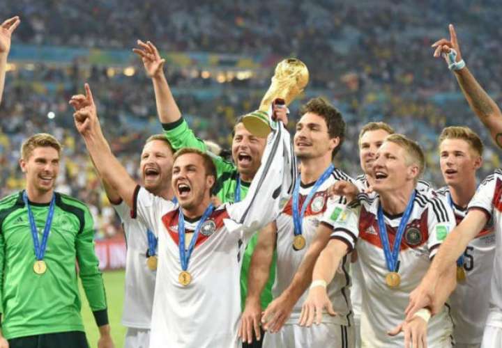 Alemania es el actual campeón del Copa del Mundo de la Fifa.