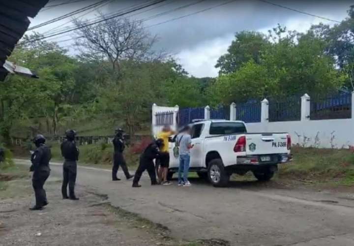 La Policía ejecutóunas 30 diligencias de allanamientos en Chiriquí el fin de semana. 