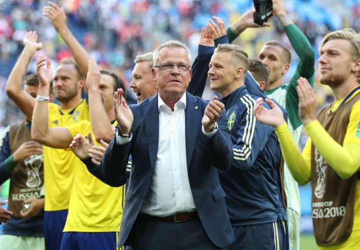 El seleccionador sueco, aseguró que quieren ganar el siguiente partido. Foto EFE