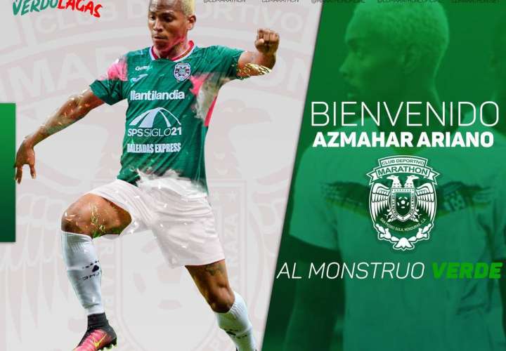 Panameño Azmahar Ariano  motivado con su nuevo equipo en Honduras