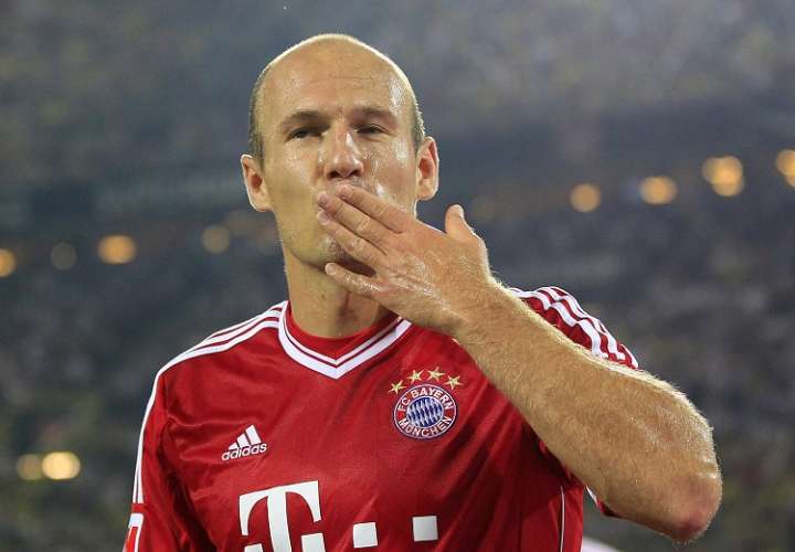 Arjen Robben disputó 96 partidos con la selección de su país. Foto: AP