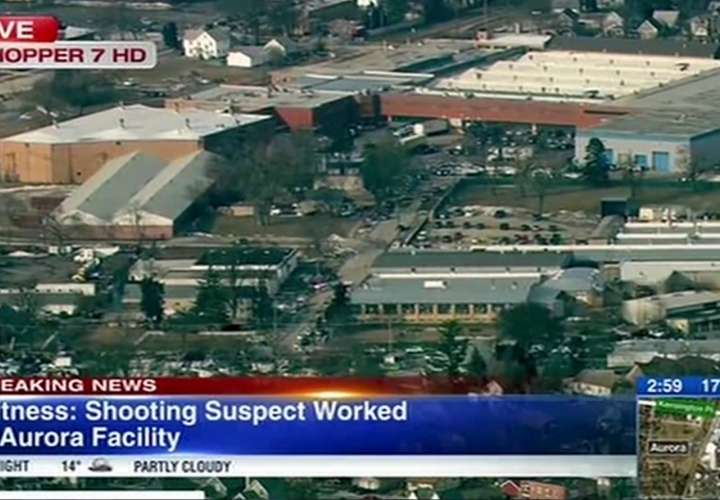 Seis muertos deja el tiroteo en una fábrica en las afueras de Chicago