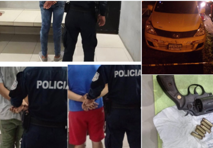 7 detenidos por privación y hurto de taxis en Panamá Viejo y Las Garzas