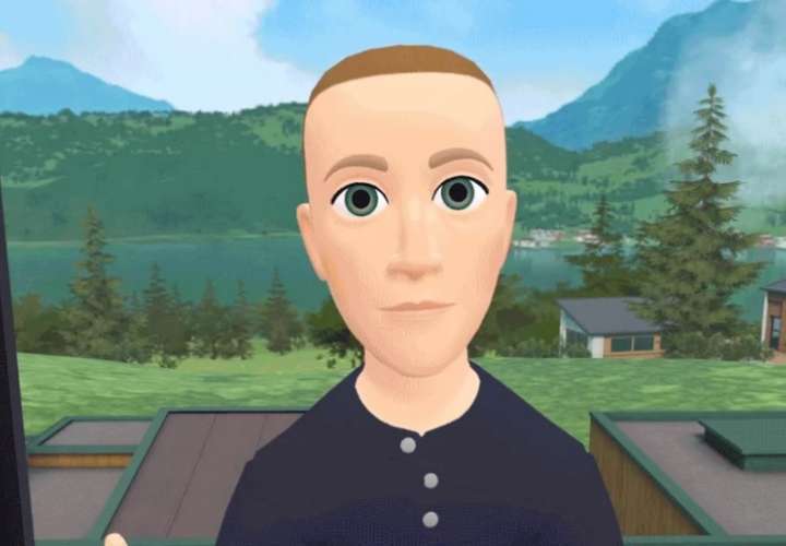 Avatar 3D de Zuckerberg en el metaverso (Foto: Captura de pantalla/Facebook)