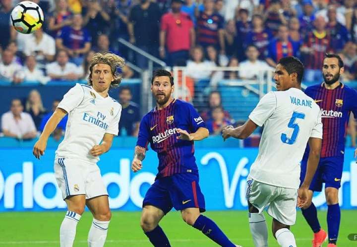 Barcelona y Real Madrid ya se enfrentaron en un encuentro en los Estados Unidos./AFP