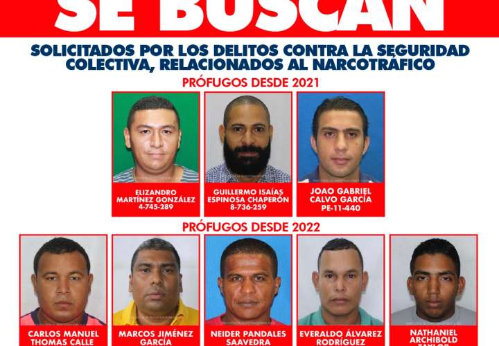 Policía pide ayuda para capturar a los 8 narcos más buscados