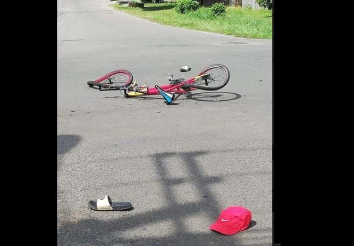  Ciclista quedó herido tras colisionar con una camioneta