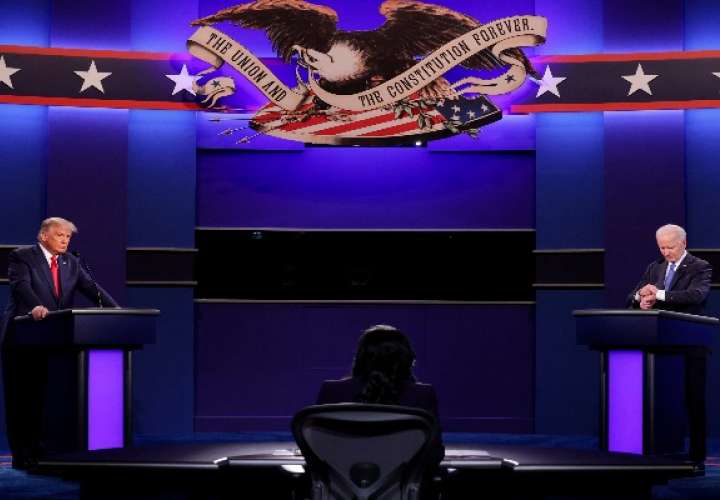 Donald Trump y Joe Biden se enfrentaron en el segundo debate. 