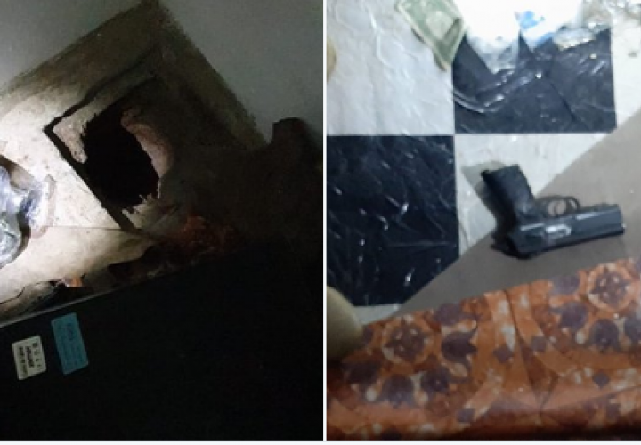 Descubren bóveda en una casa de La Chorrera para ocultar droga y armas [Video] 