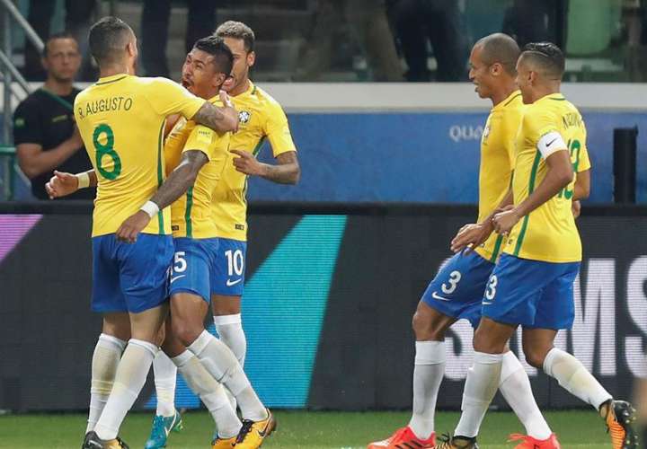 La selección de Brasil es favorita para conquistar la Copa Mundial de la Fifa Rusia 2018. Foto EFE