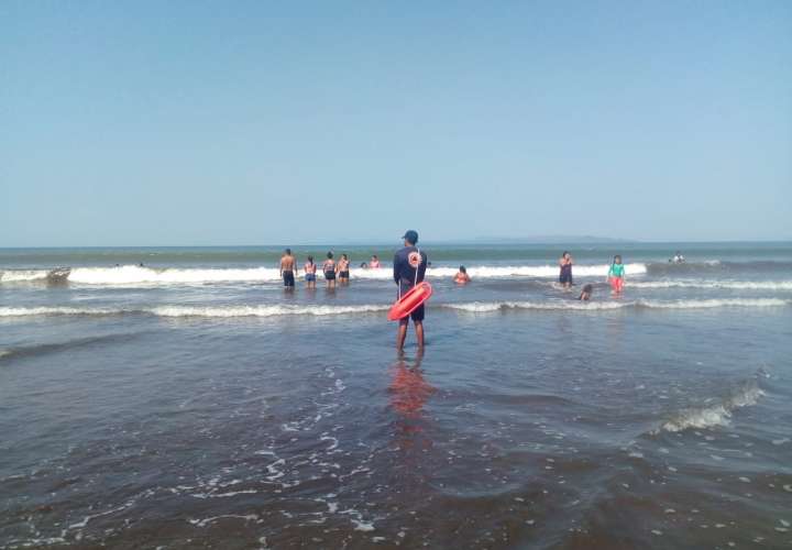 Vista general de  Playa Coco Beach en Manaca, distrito de Barú en la provincia de Chiriquí, donde desapareció el joven. Foto: Mayra Madrid