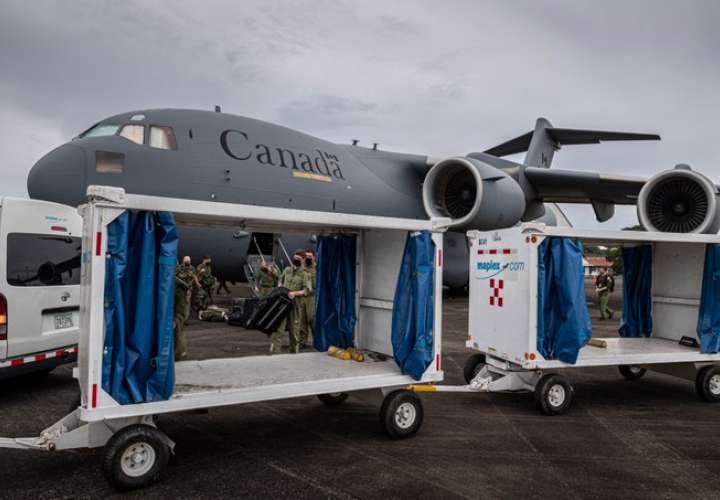 Sale de Panamá vuelo humanitario de la ONU a Honduras con insumos médicos