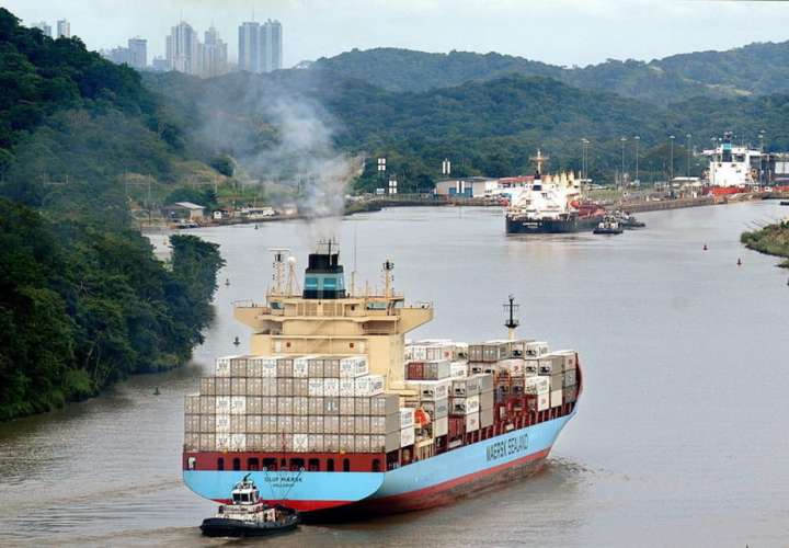 Vista general del Canal de Panamá. Foto: EFE Archivo