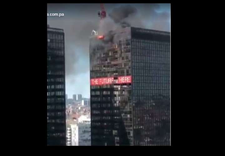 Incendio en el World Trade Center de Bruselas 