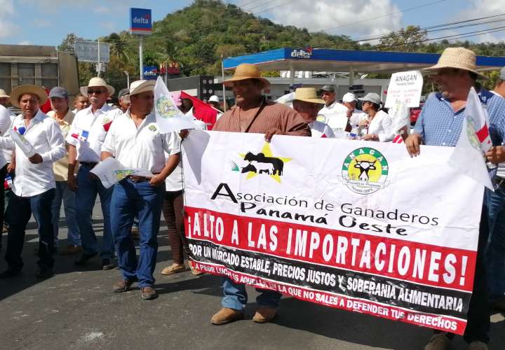Productores protestan pacíficamente en defensa del agro y seguridad alimentaria