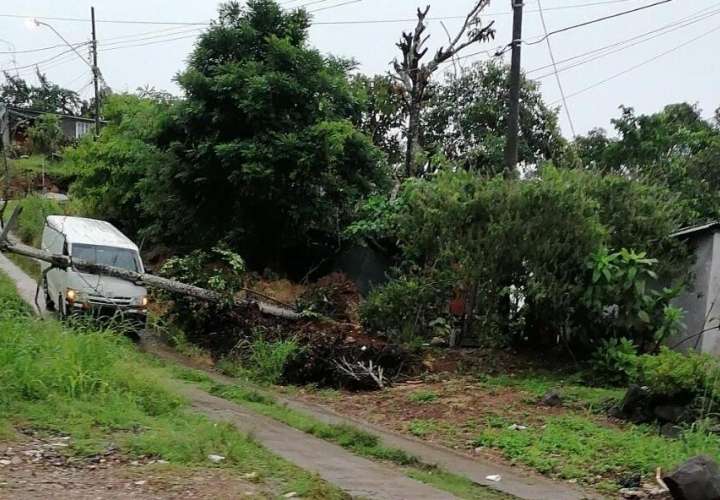 Panamá Oeste, otra zona afectada por lluvia