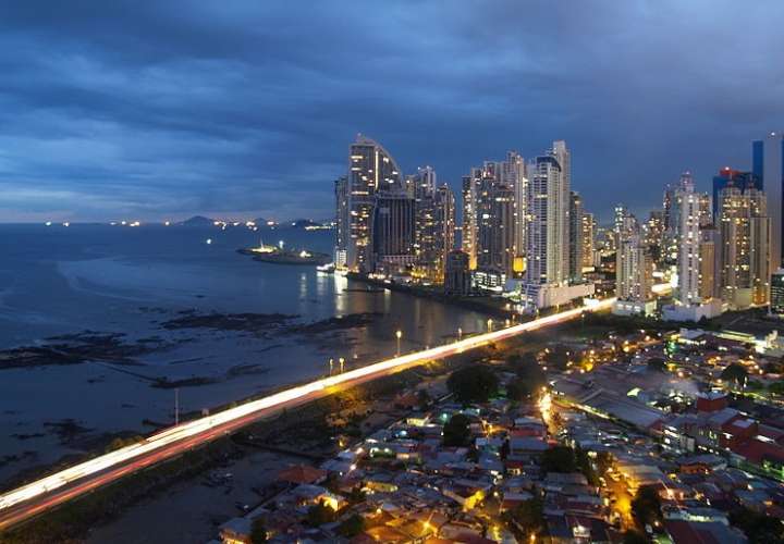 Vista general del área de la bahía de Panamá. Foto: Wikipedia