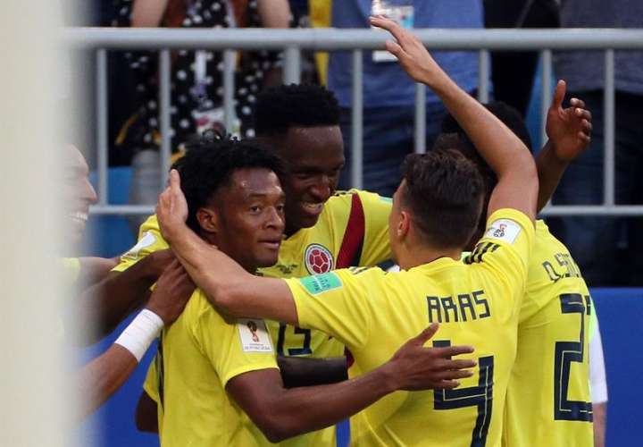 Colombia jugará el martes en Moscú contra Inglaterra o Bélgica. Foto EFE