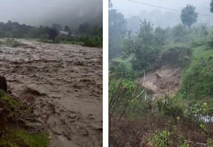 Lluvias en Chiriquí causan deslizamientos y crecidas de ríos