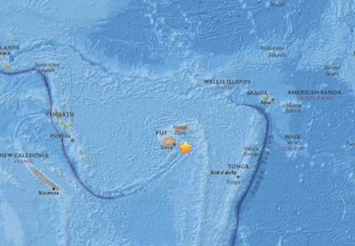 Terremoto de 8.1 en Fiji 
