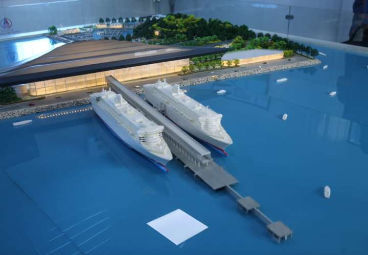 Construcción centro de convenciones y de puerto de cruceros avanza en Panamá