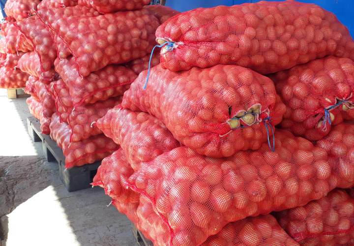 Decomisan contrabando de cebolla, papa, mangos y fresas en Chiriquí