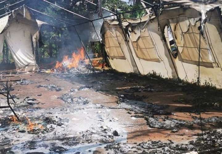 Presos los 8 haitianos involucrados en incendio de albergue en Darién