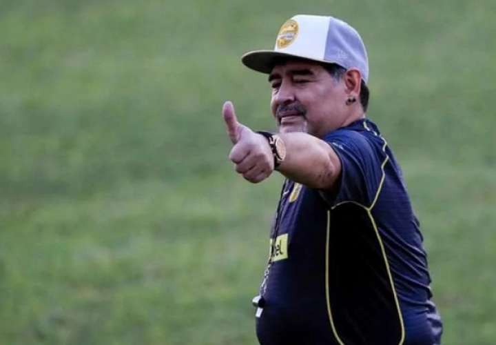 Maradona, capitán del seleccionado argentino campeón mundial en 1986.