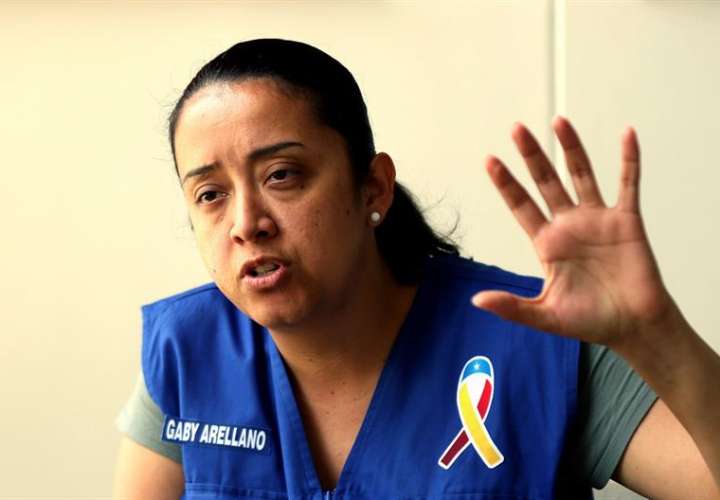 La diputada venezolana en el exilio Gaby Arellano fue registrada, durante una entrevista con Efe, en Cúcuta (Colombia). EFE