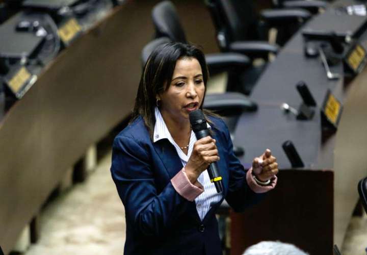 La diputada Yajaira Forero, fue una de las denunciantes del hecho ante el pleno del Parlamento venezolano. EFEArchivo