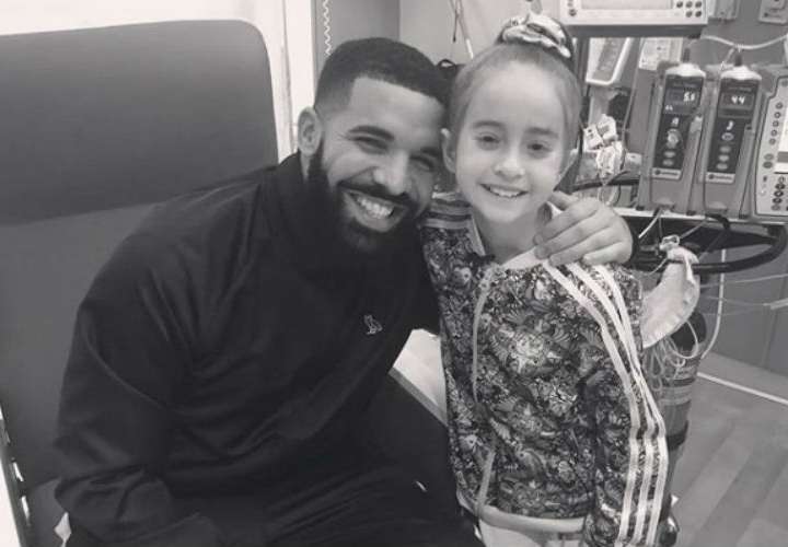 Drake le cumple sueño a pequeña que espera por trasplante de corazón 