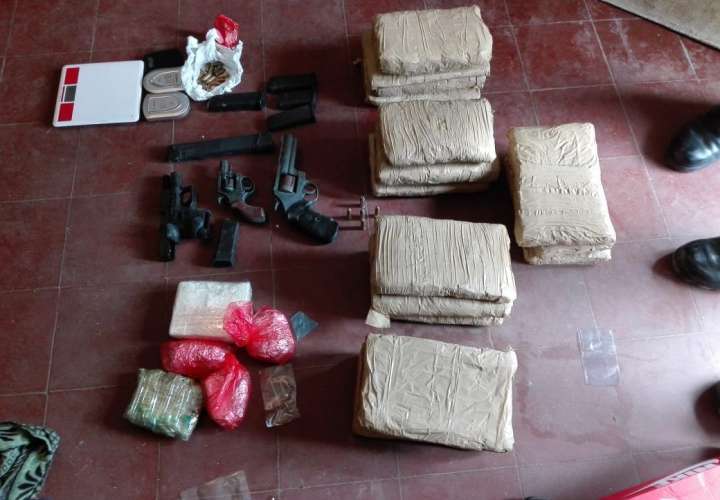 Decomisan droga, armas y municiones en El Chorrillo