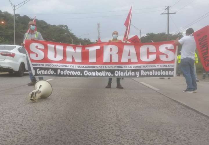 Suntracs protesta en varios puntos en el país [Video]