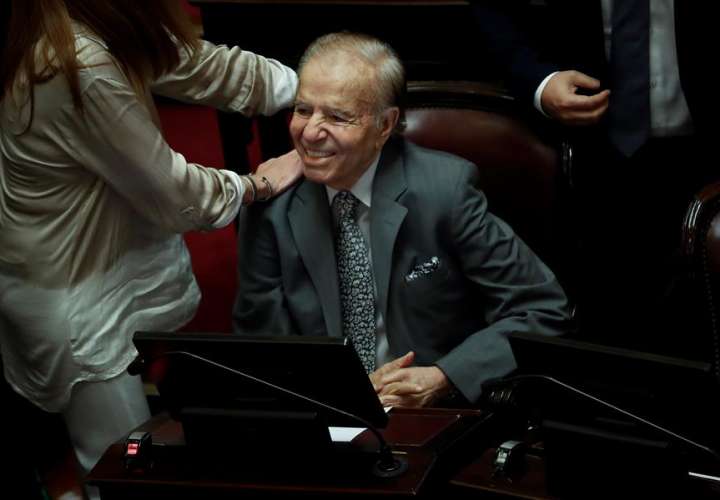 El expresidente argentino Carlos Menem (1989-1999) falleció este domingo a los 90 años. EFE