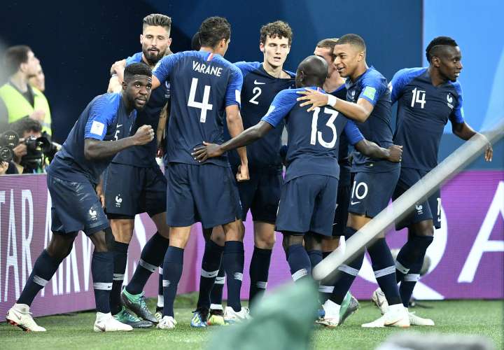 La selección de Francia jugará la final del Mundial de Rusia. Foto:EFE