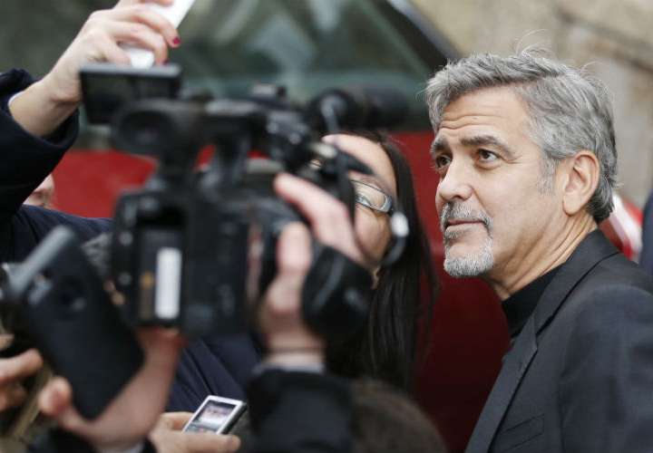 George Clooney en el hospital tras accidente de moto